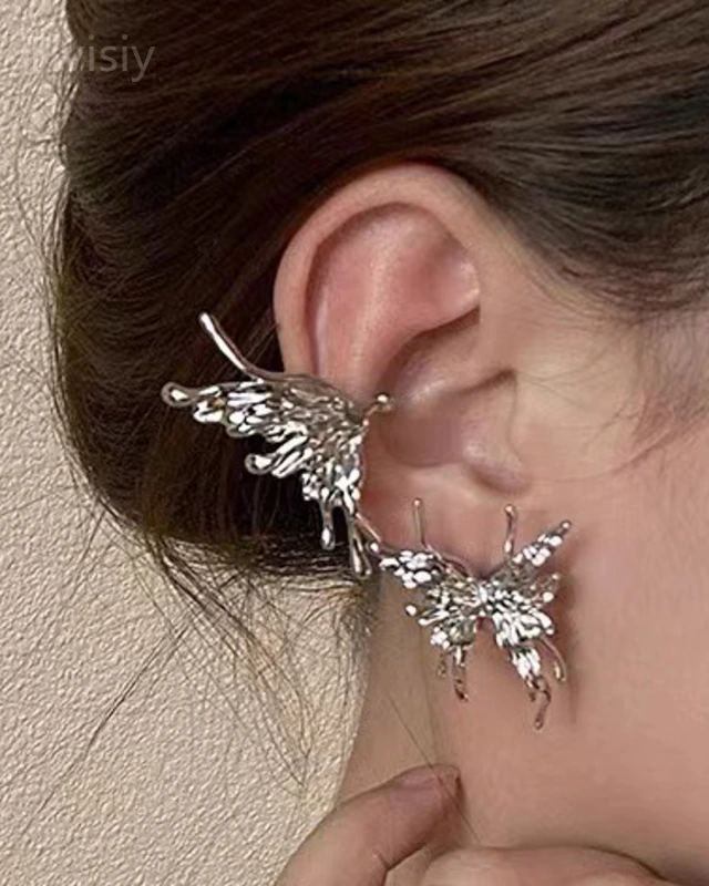 2 Pairs Butterfly Ear Cuff
